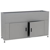 HOCHBEET Grau - Grau, Metall (161/91/51cm) - MCW