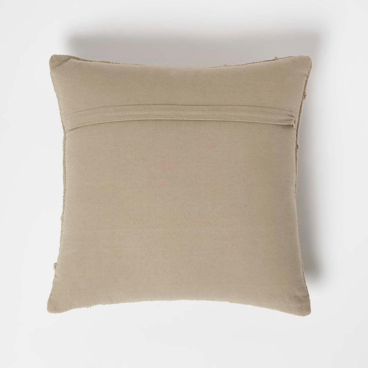 DEKOKISSEN Tufted beige 45/45 cm geometrisch - Beige, Textil (45/45cm) - Homescapes