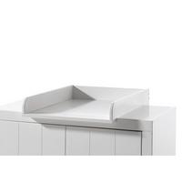WICKELAUFSATZ Karalynn 76x54x10 aus MDF in Weiß - Weiß, Holzwerkstoff (76/10/54cm) - 58aufmkessel