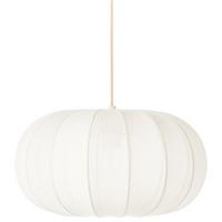 HÄNGELEUCHTE Weiß Tocuyo - Weiß, Textil (36/36/75cm) - Beliani