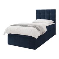 BOXBETT Luanda Single - H3 - Blau/Schwarz, Holz/Kunststoff (100/200cm) - MIRJAN24