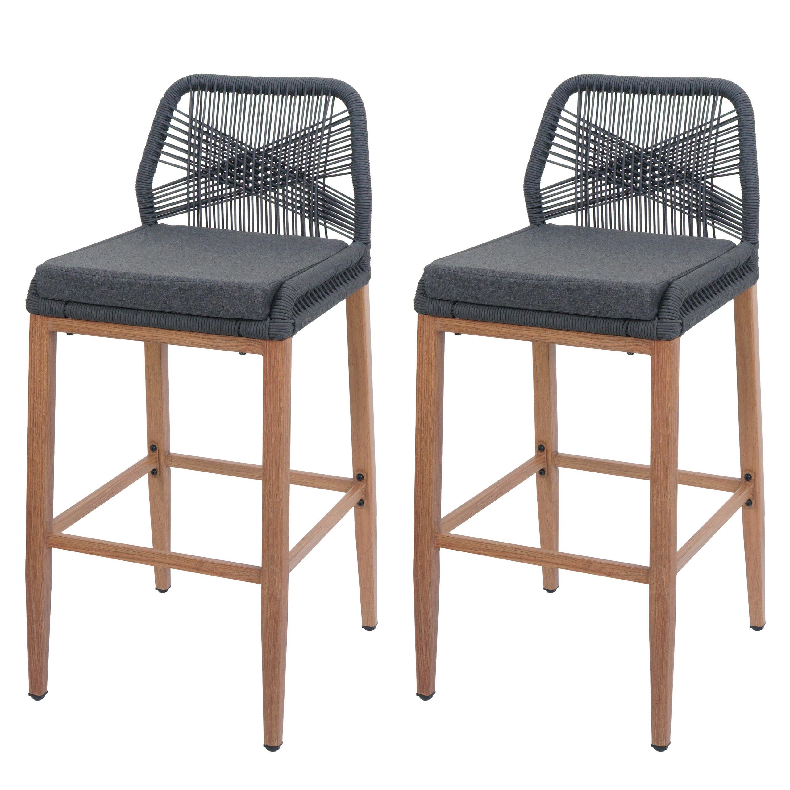 BARHOCKER Anthrazit, Grau - Anthrazit/Grau, Metall (45/101/50cm) - MCW