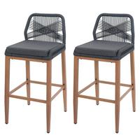 BARHOCKER Anthrazit, Grau - Anthrazit/Grau, Metall (45/101/50cm) - MCW