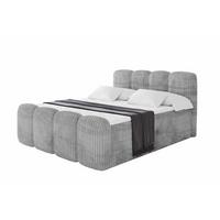 BOXBETT mit Matratze H4 und Lattenrost - NINA-Z - 160x200 cm Tila - Hellgrau - Hellgrau, Holzwerkstoff (160/200cm)