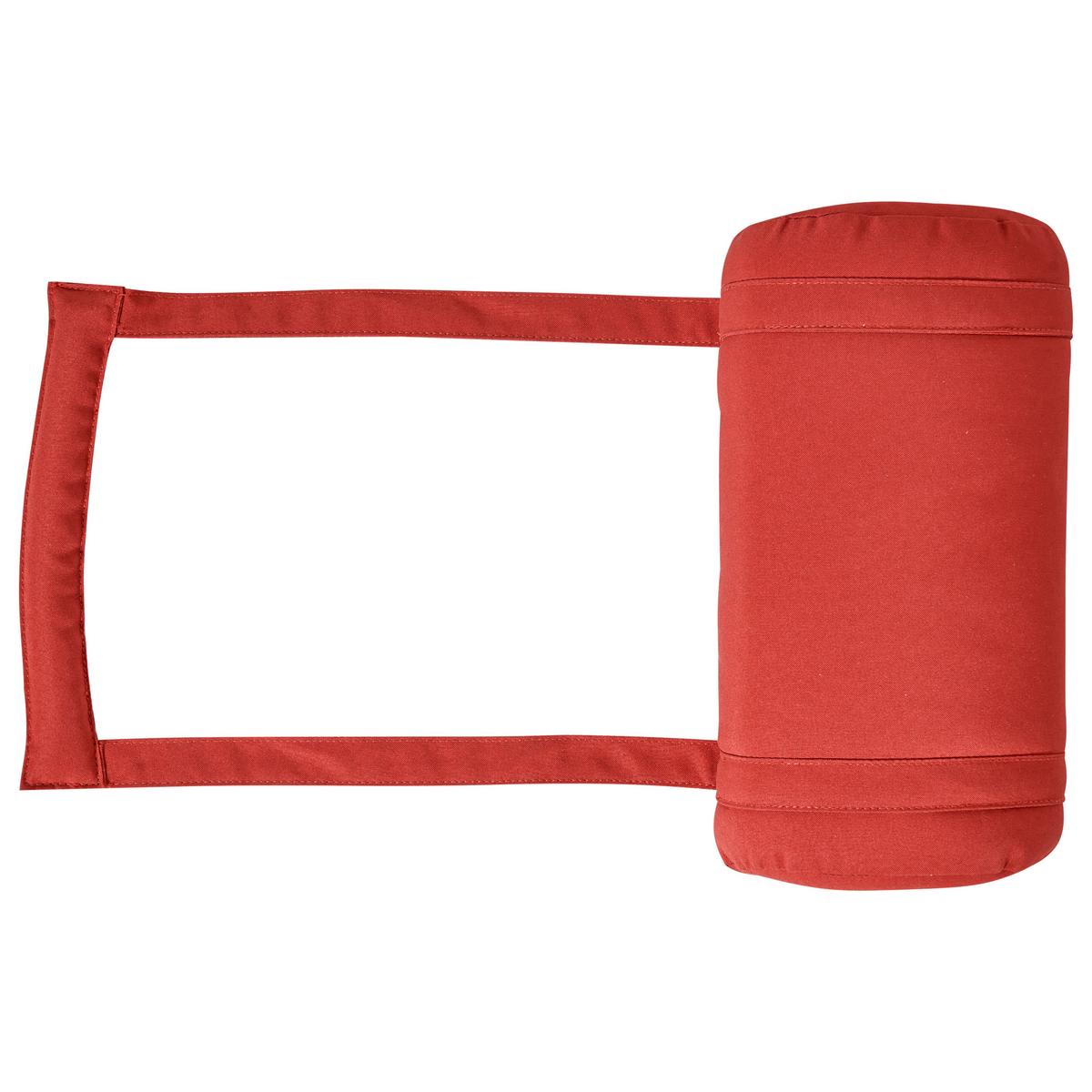 OUTDOOR-SITZKISSEN 6er-Set Rot 50/45 cm Java/Amantea Premium - Rot, Textil (71/71/50cm) - Beliani