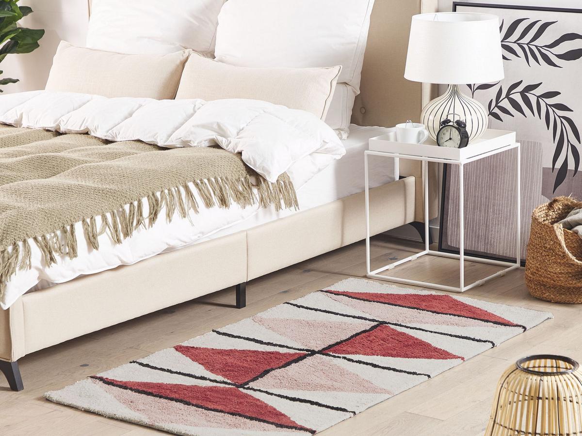 KURZFLOR-TEPPICH Purnia 150/80 cm - Multicolor, Textil (80/150cm) - Beliani