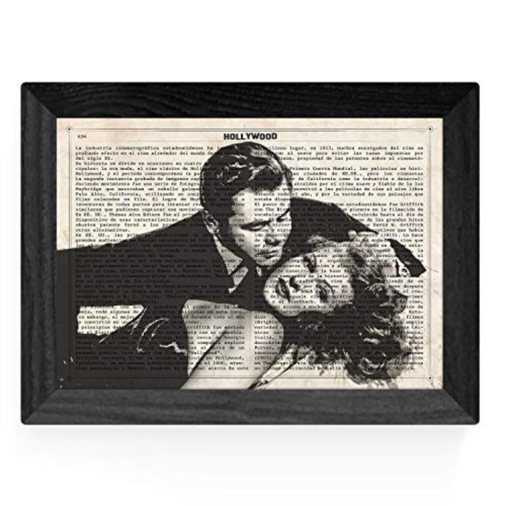 POSTER Motion Gilda A4 Schwarzer Rahmen - Schwarz, Papier (29.7/5/21cm) - Nacnic