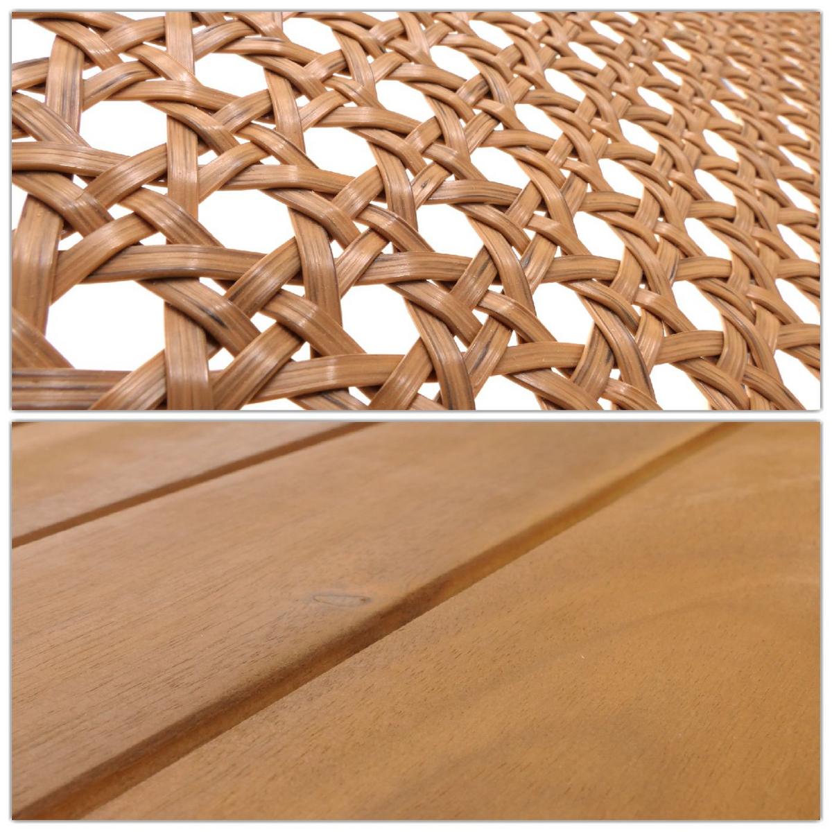 GARTEN-GARNITUR MVG- Grau - Grau, Holz - MCW