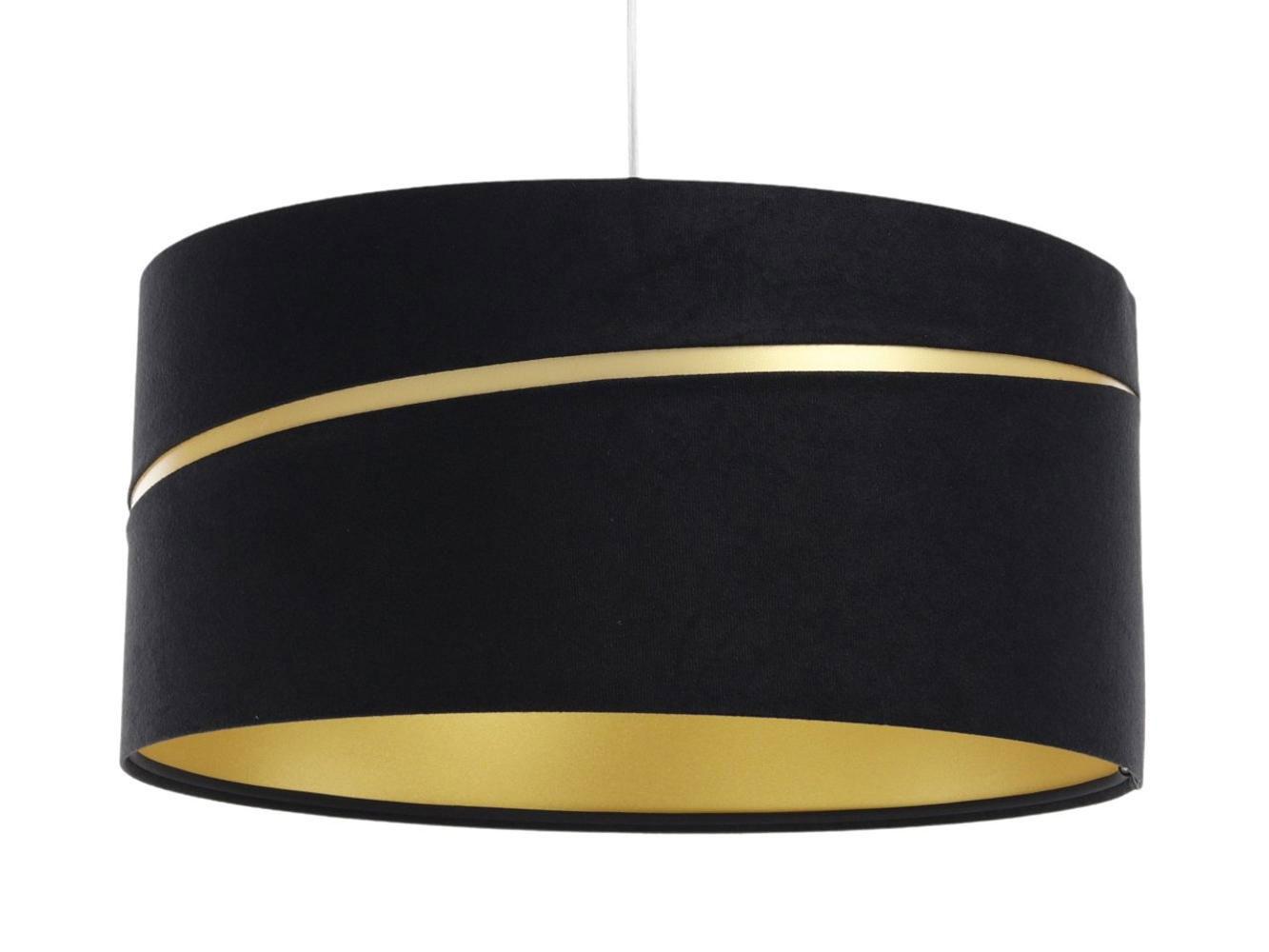 HÄNGELEUCHTE Gold 60/30 cm - Goldfarben/Schwarz, Kunststoff (60/0.4/30cm) - ONZENO