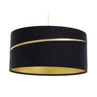 HÄNGELEUCHTE Gold 50/25 cm - Goldfarben/Schwarz, Kunststoff (50/0.4/25cm) - ONZENO