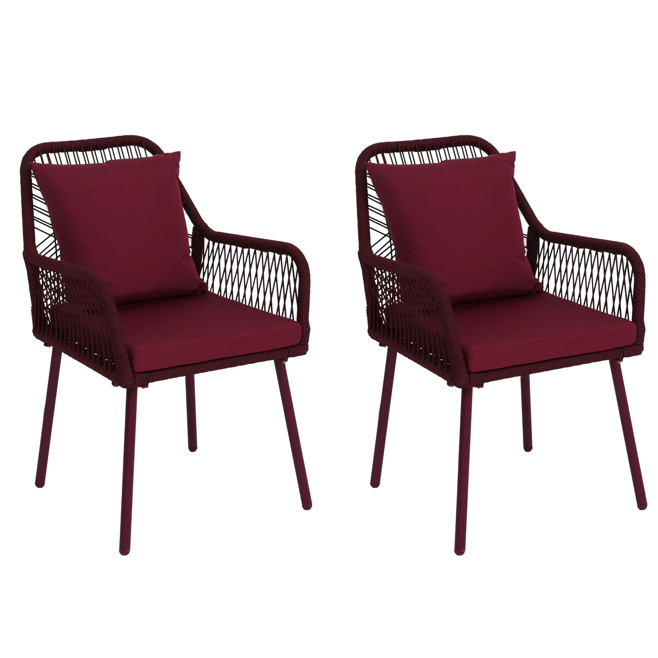GARTENSTUHL Bordeaux - Bordeaux, Textil (54/81/62cm) - MCW