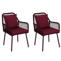 GARTENSTUHL Bordeaux - Bordeaux, Textil (54/81/62cm) - MCW