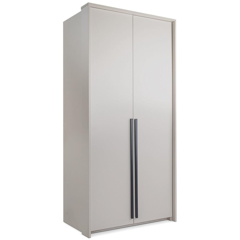 DREHTÜRENSCHRANK Giana mit 2 Türen, 105 cm, Beige Sand - Sandfarben/Beige, Holzwerkstoff (105/217/65cm) - Beautysofa