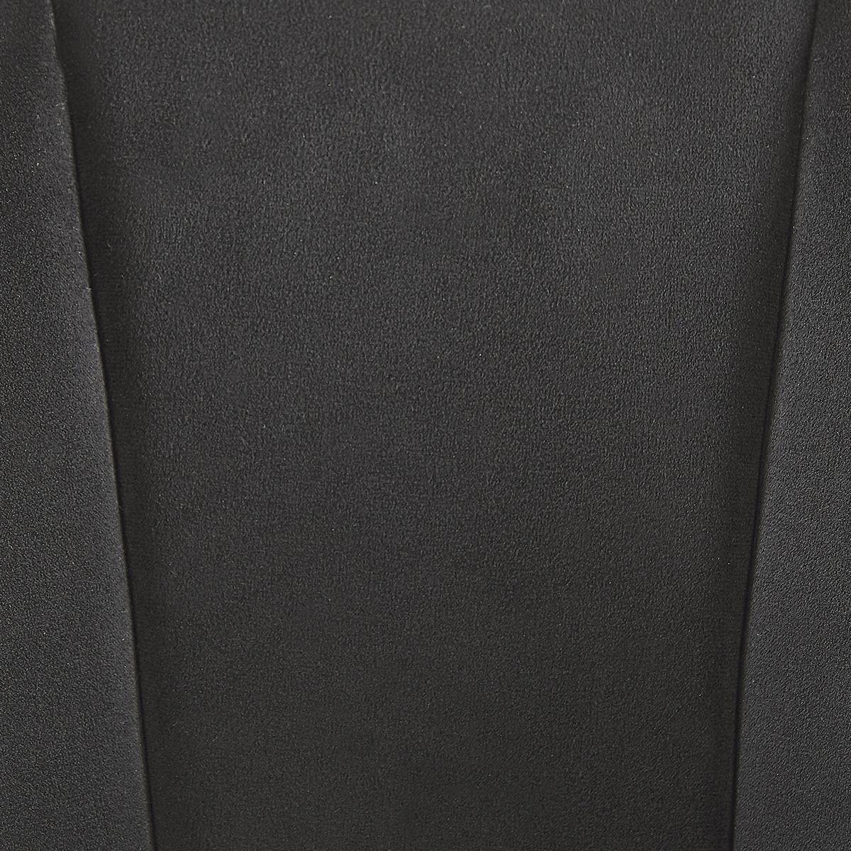 SESSEL Samtstoff Schwarz/Gold Alby - Schwarz, Textil/Metall (56/72/61cm) - Beliani