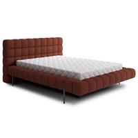 BOXBETT 180/200 Ezio Ziegel - Orange, Holz (180/200cm) - Petits-meubles