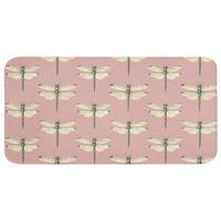 BADEMATTE Lillibells - Muster - Rosa 120x60 cm - Rosa, Textil (120/60cm) - OnlyWow