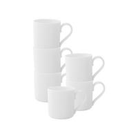 ESPRESSOTASSEN Modern Grace weiß 60 ml 6er Set - Weiß, Keramik (0.06L) - Villeroy & Boch