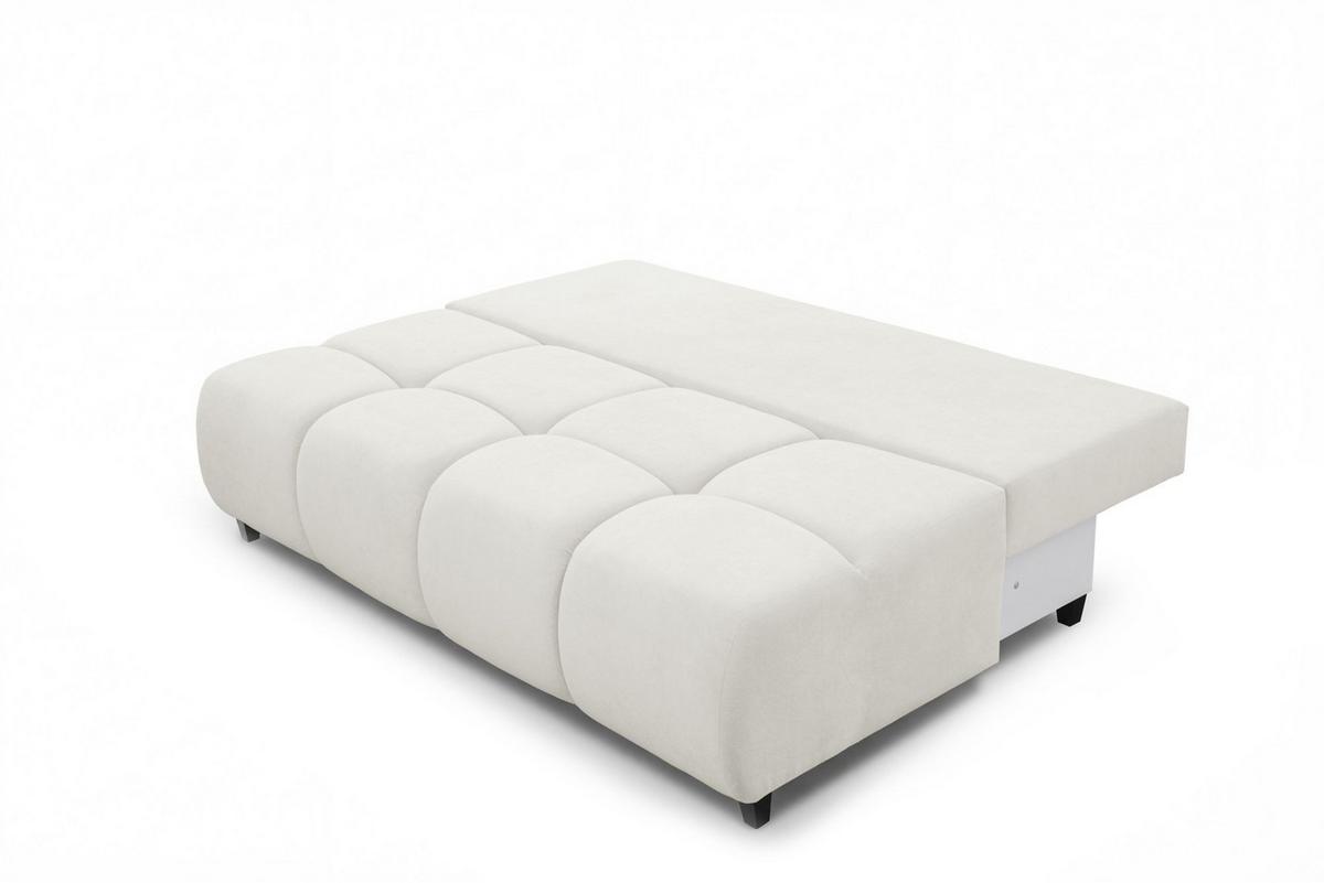 SCHLAFSOFA Xenio Mit Schlaffunktion - Weiß, Holzwerkstoff/Textil (196/103/100cm) - Fun Möbel