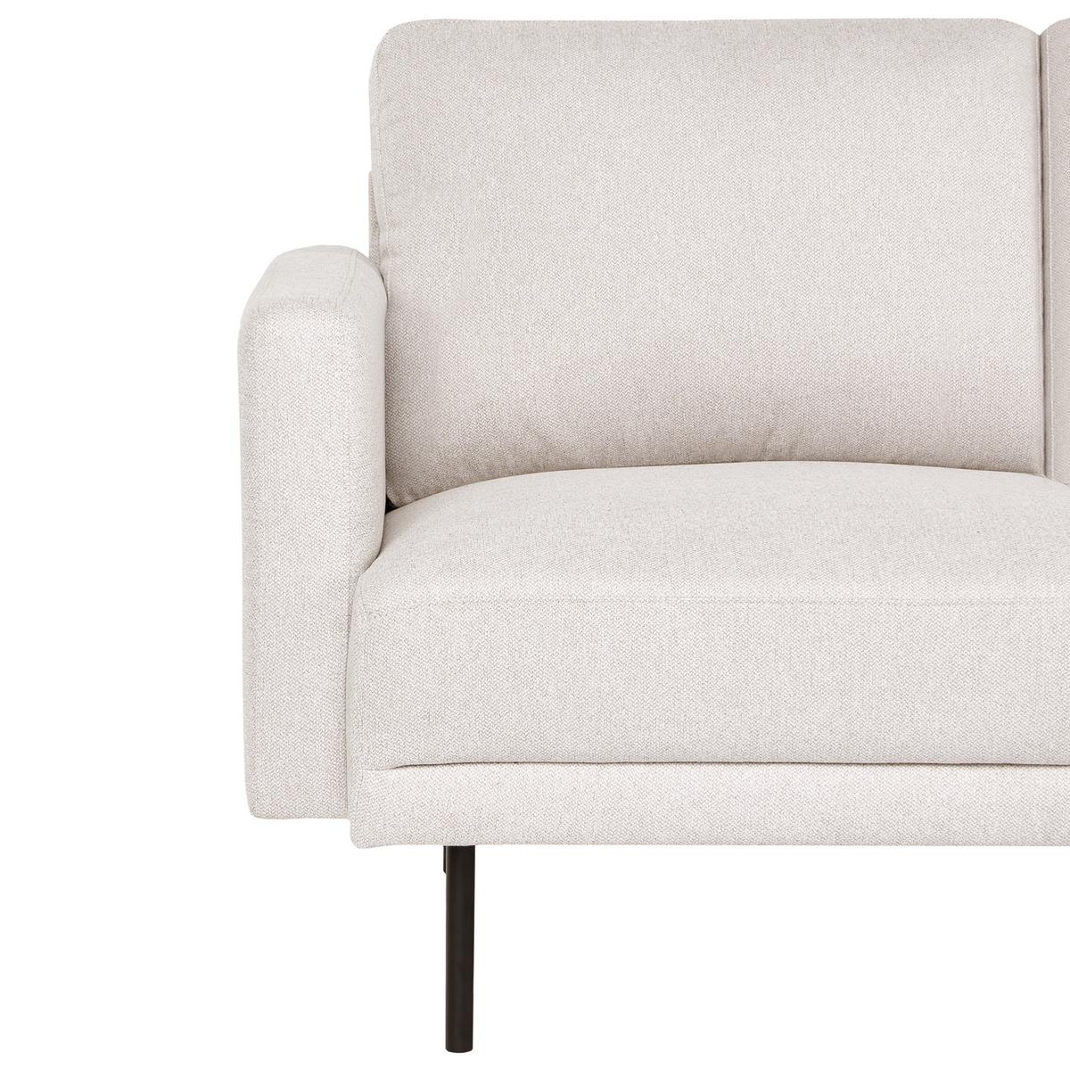 2-SITZER-SOFA Stoff Hellbeige Breda - Beige, Textil (150/85/85cm) - Beliani