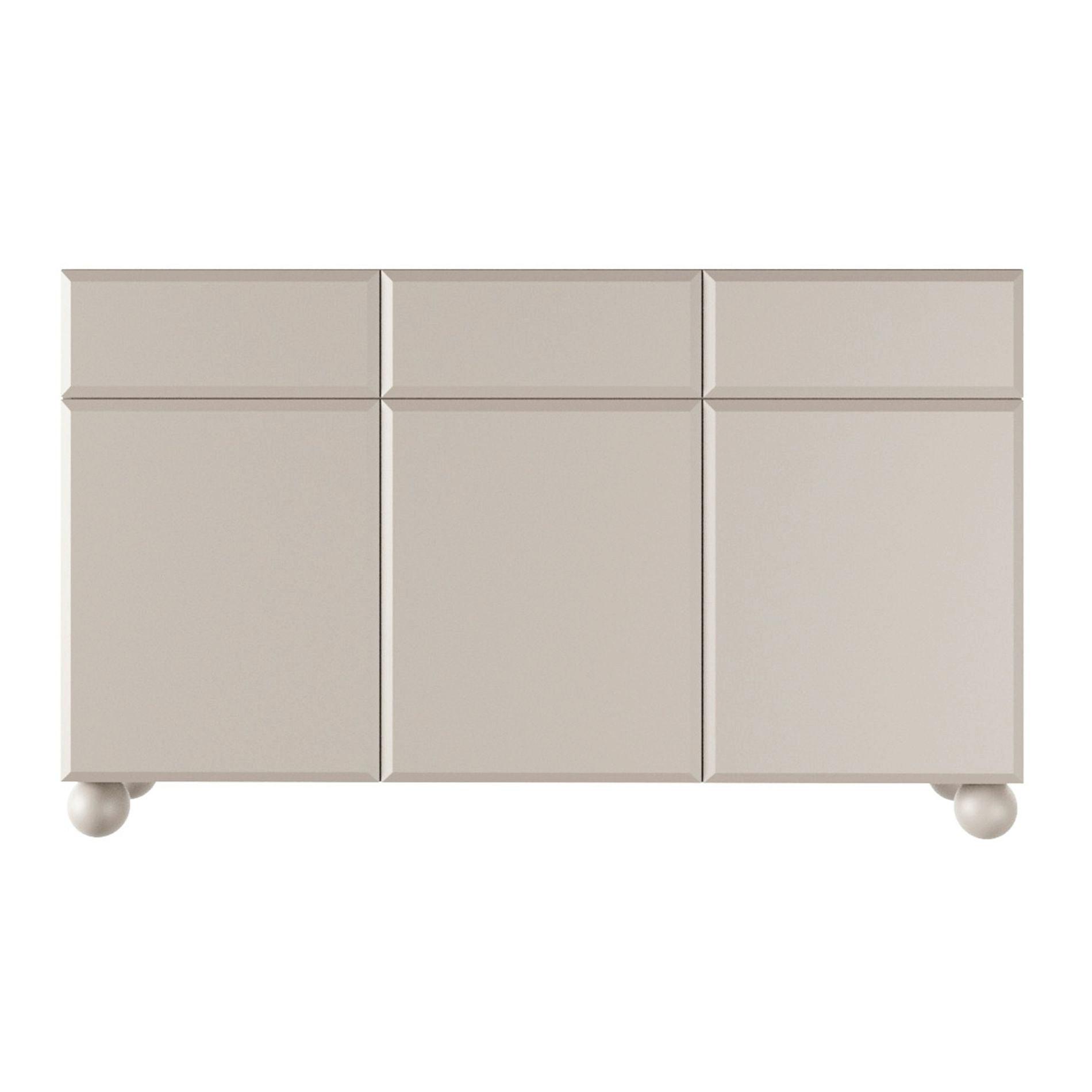 SIDEBOARD Chocolated Beige 150 cm - Beige/Goldfarben, Holz/Holzwerkstoff (150/90.5/39cm) - Selsey
