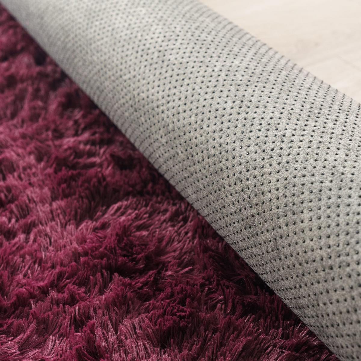 HOCHFLORTEPPICH, einfarbig, aus Polyester, Lila, 160 x 220 cm - Lila, Textil (220/160cm) - KADIMA DESIGN