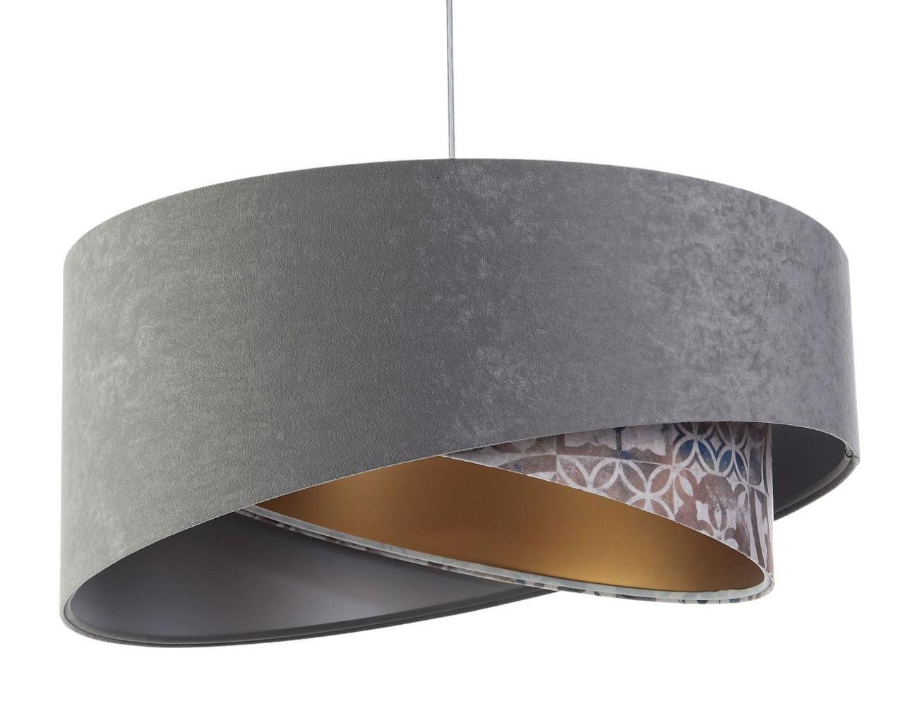 HÄNGELEUCHTE Grau 50/23 cm - Beige, Kunststoff (50/1/23cm) - ONZENO