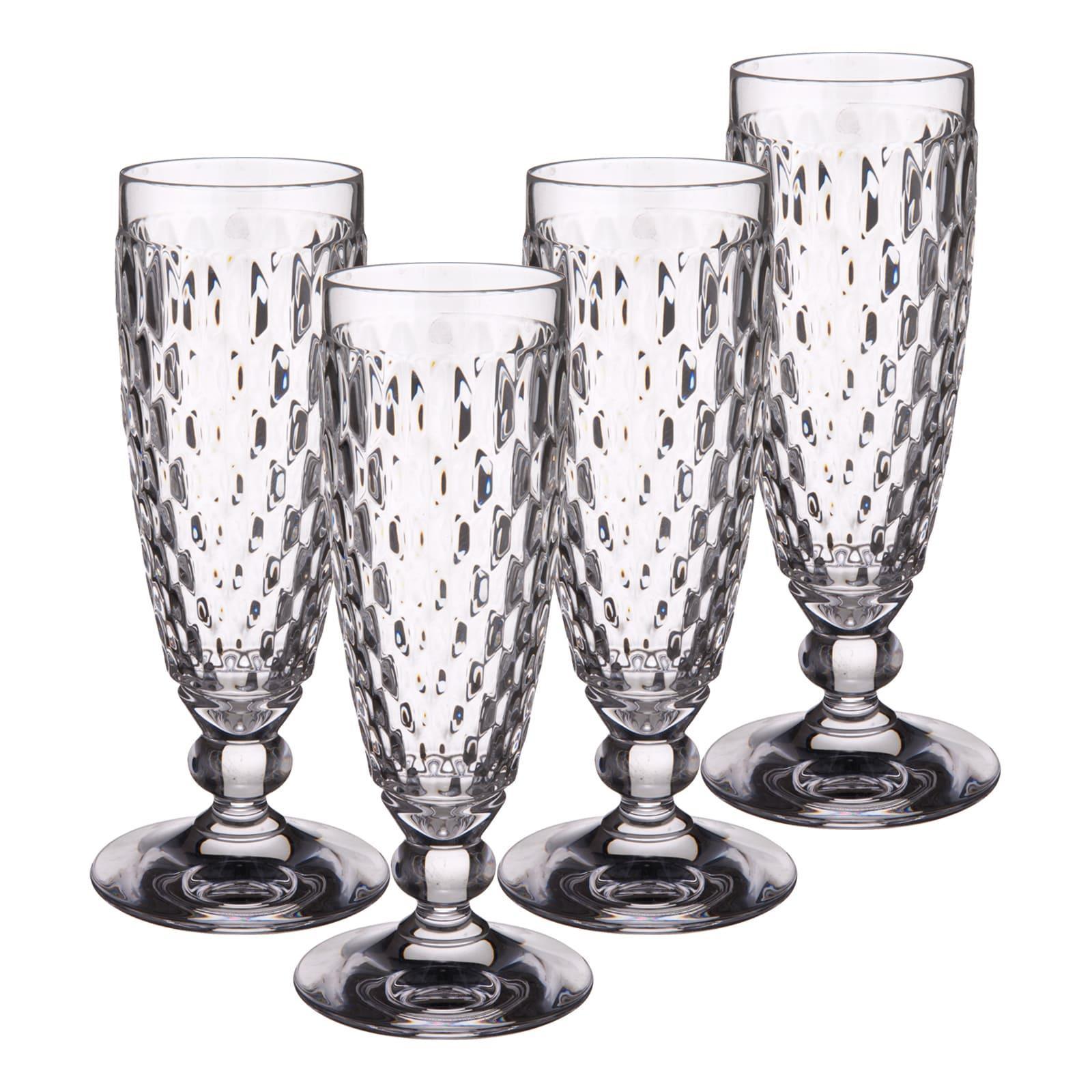 SEKTGLÄSER Boston transparent 120 ml 4er Set - Transparent, Glas (0.12L) - Villeroy & Boch