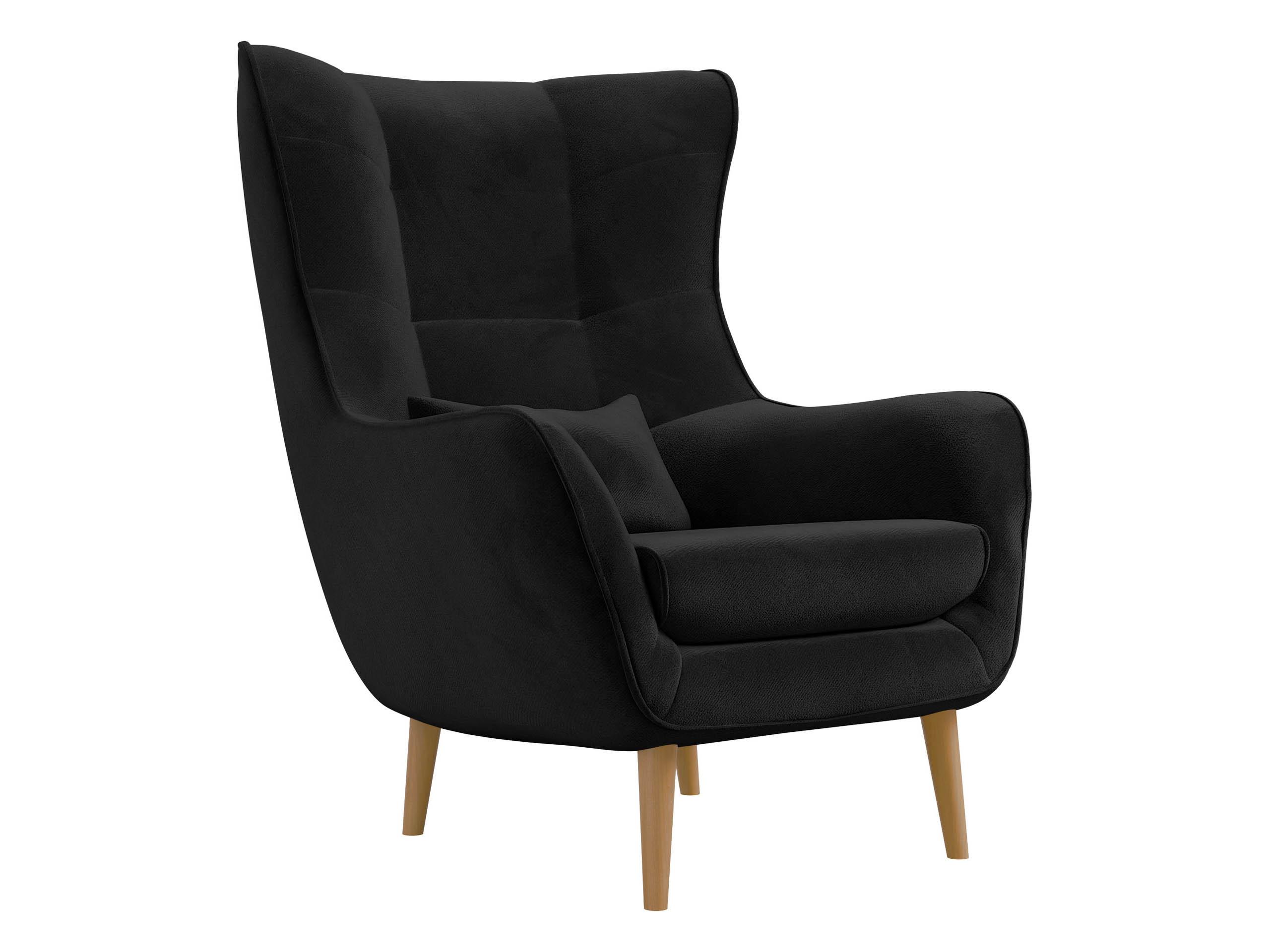 SESSEL Estjano - Beige/Schwarz, Holz/Textil (80/106/95cm) - MIRJAN24