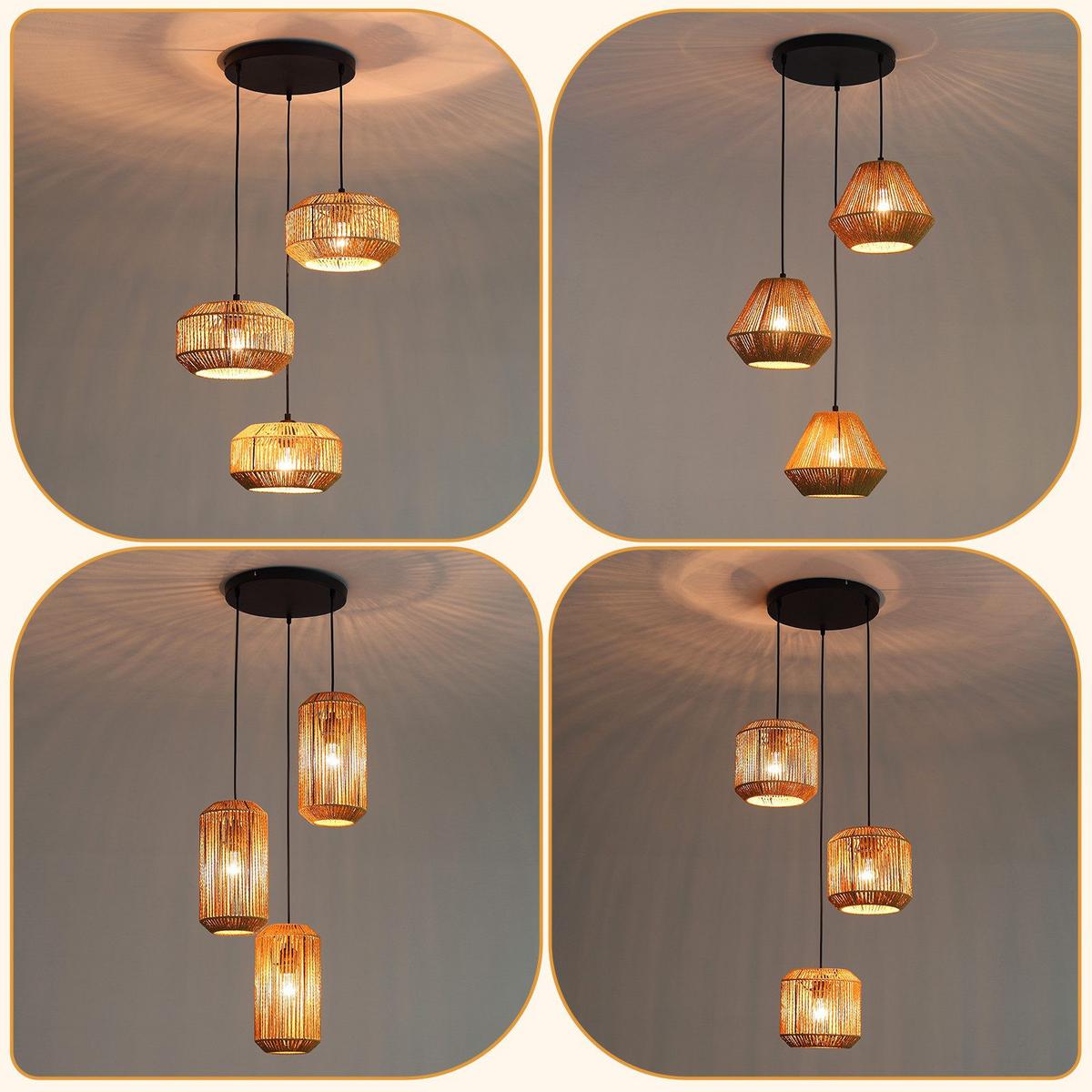 PENDELLEUCHTE BERTHOLD Ⅲ 30/30/150 cm - Schwarz, Metall (30/30/150cm) - Nettlife