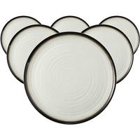PIZZATELLER Terra Corso ø 31,5 cm 6er Set - Beige/Grau, Keramik (31.5cm) - Seltmann Weiden