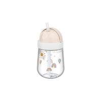 STROHHALMBECHER Mio Sunshine & Rainbow 300 ml - Beige, Kunststoff (0.3L) - Mepal