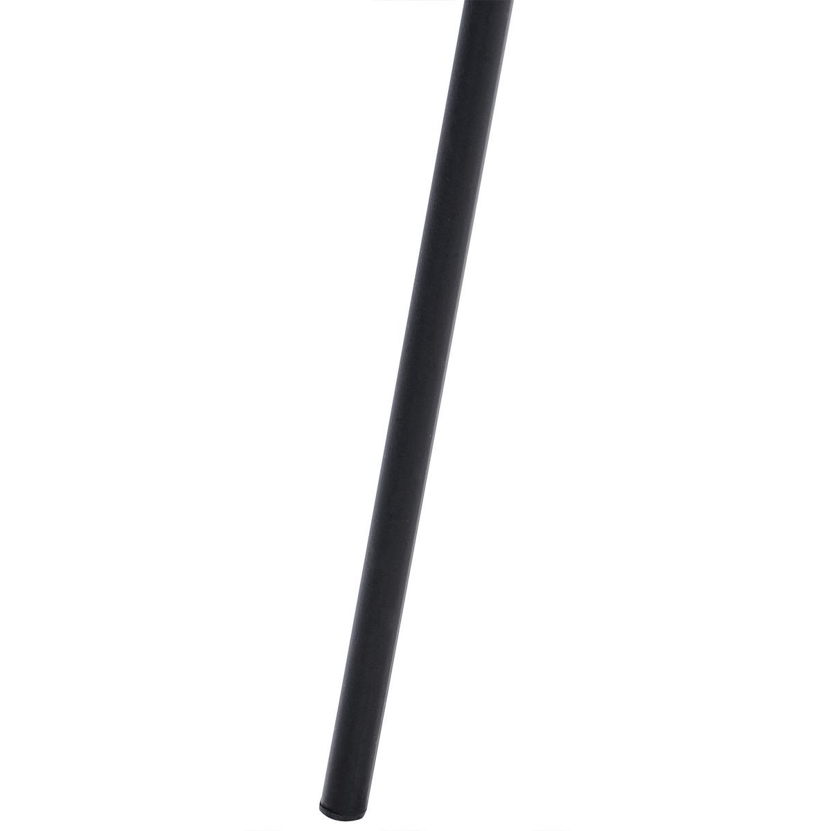 GARDEROBENSTÄNDER Schwarz Arnot - Schwarz, Metall (50/176/50cm) - Beliani