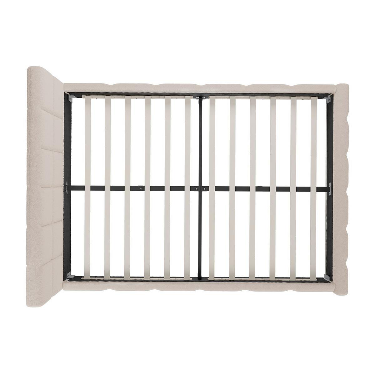 POLSTERBETT Florenz beige 140x200 cm - Beige, Holz (140/200cm) - Juskys