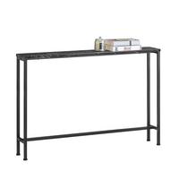 KONSOLENTISCH Schwarz - Schwarz, Holzwerkstoff/Metall (20/120/80cm) - SoBuy