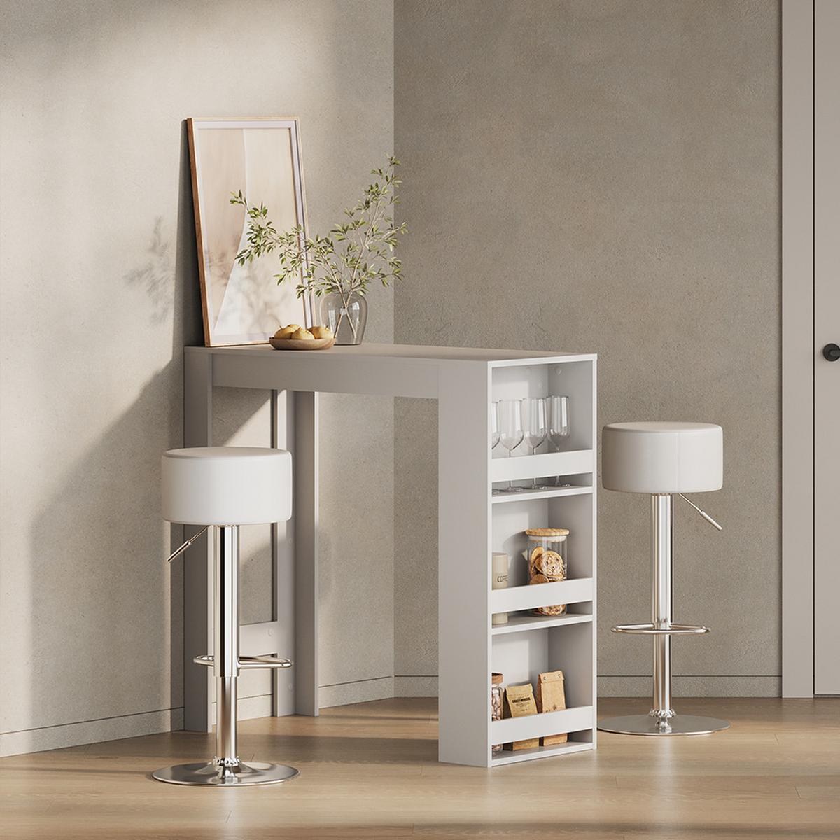 BARTISCH Regusa Weiß 45 x 110 cm - Weiß, Holzwerkstoff (110/45/106cm) - Livinity®