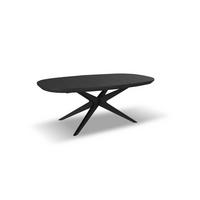 ESSTISCH BASTION Ausziehbar 200 - 300 / 110 x 76 cm - Schwarz, Holz (200/110/76cm) - MASSENO
