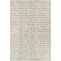 KURZFLORTEPPICH Geometrisch MUOTA Polypropylen Creme 160 x 220 cm - Beige, Textil (160/220cm) - KADIMA DESIGN