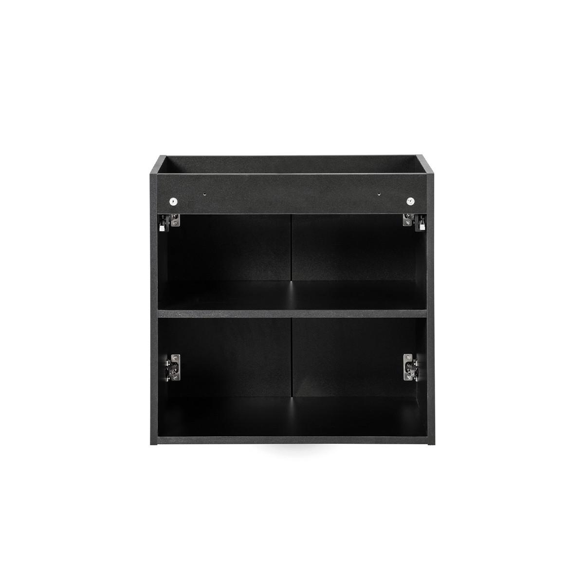 WASCHTISCH 60cm Riva Schwarz - Schwarz, Holzwerkstoff (60/57/40cm) - Petits-meubles