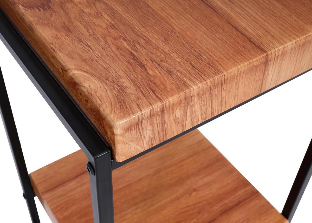 BLUMENTISCH quadratisch Braun - Braun, Holzwerkstoff (32/30/61cm) - MCW