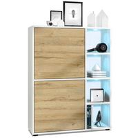 HIGHBOARD Cuba Türen in Eiche Natur - Eichefarben, Holzwerkstoff (79/105.5/35.5cm) - Vladon