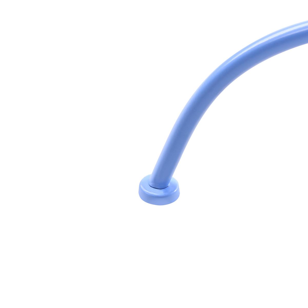 BISTROTISCH 70/70 cm Metall Blau Albinia - Blau, Metall (70/70/74cm) - Beliani