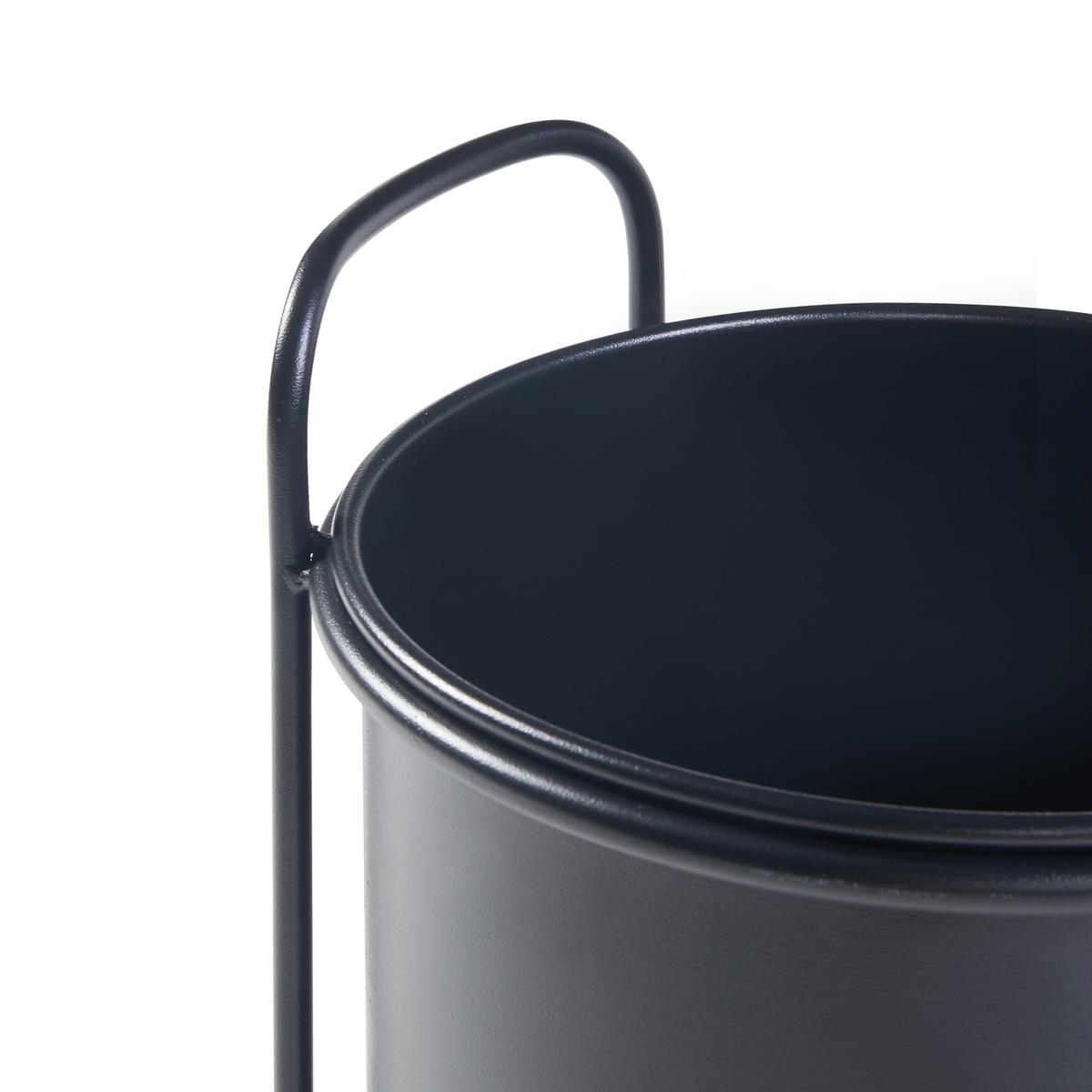 PFLANZENSTÄNDER-SET 2-TLG. Osen - Schwarz, Metall (23.5/40/23.5cm) - [en.casa]