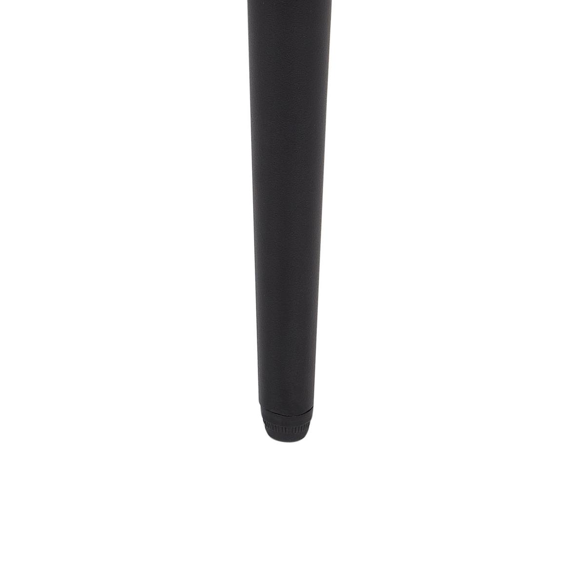 ESSZIMMERSTUHL 2er-Set Kunstleder Braun Dubrovnik - Schwarz/Braun, Kunststoff (53/81/58cm) - Beliani