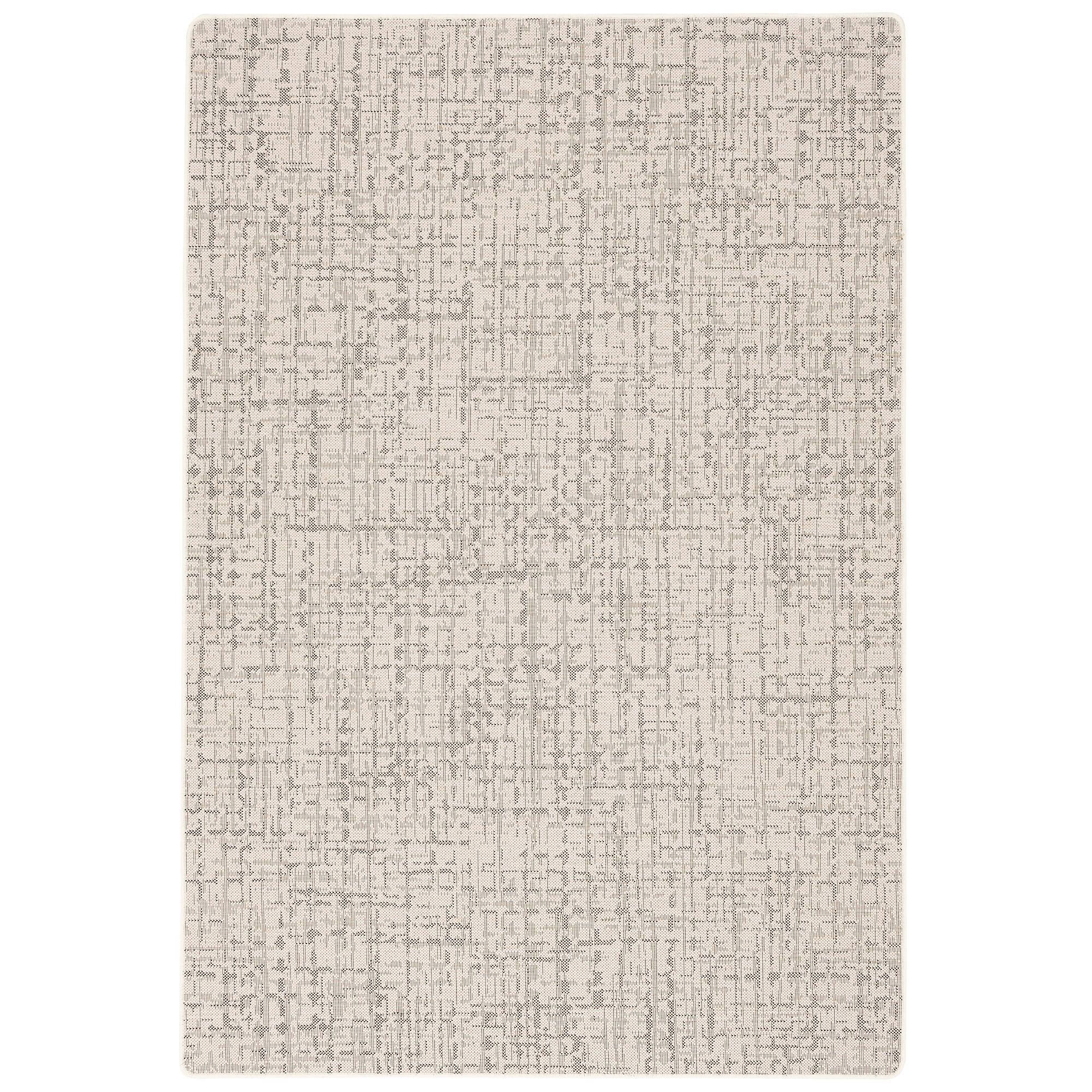 IN & OUTDOOR TEPPICH FLACHGEWEBE OSLO KARO MODERN - Creme, Textil (200/250cm) - Snapstyle