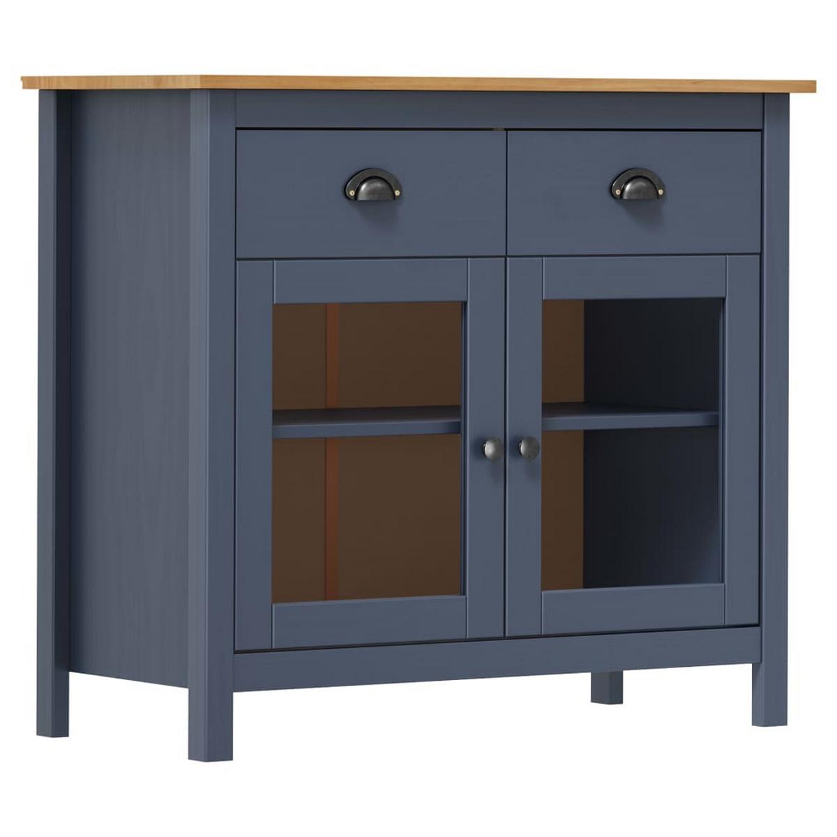 MEHRZWECKSCHRANK Cooley 80/40/90 cm - Grau, Holzwerkstoff (80/90/40cm) - Nettlife