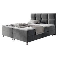 BOXBETT Dave - H3 - Chromfarben/Grau, Holz/Textil (160/200cm) - MIRJAN24