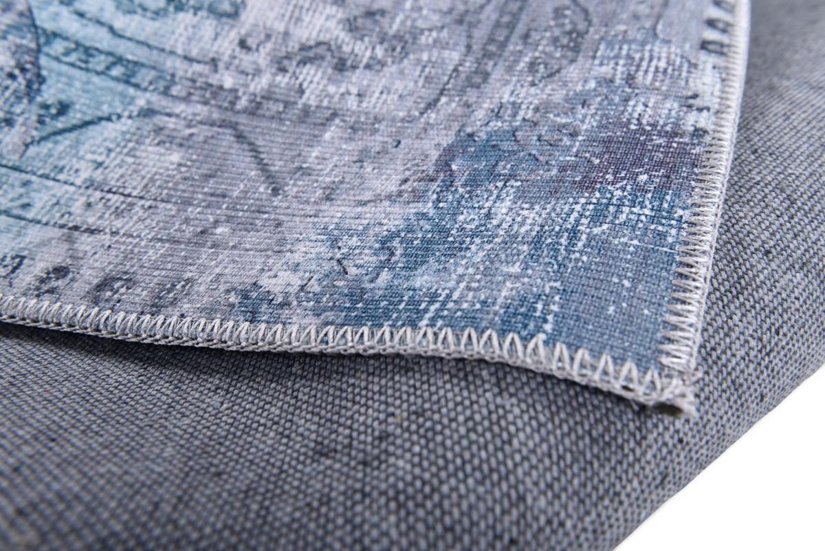 VINTAGE-TEPPICH Cecilia 140x200 cm - Blau, Textil (140/200cm) - Gino Falcone