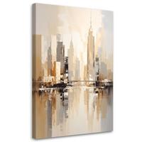 LEINWANDBILD Städte & Architektur 30x45cm - Beige, Textil (30/45cm) - Feeby