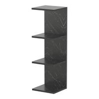 WANDREGAL Surahammar - Schwarz, Holzwerkstoff (30/95/28cm) - [en.casa]