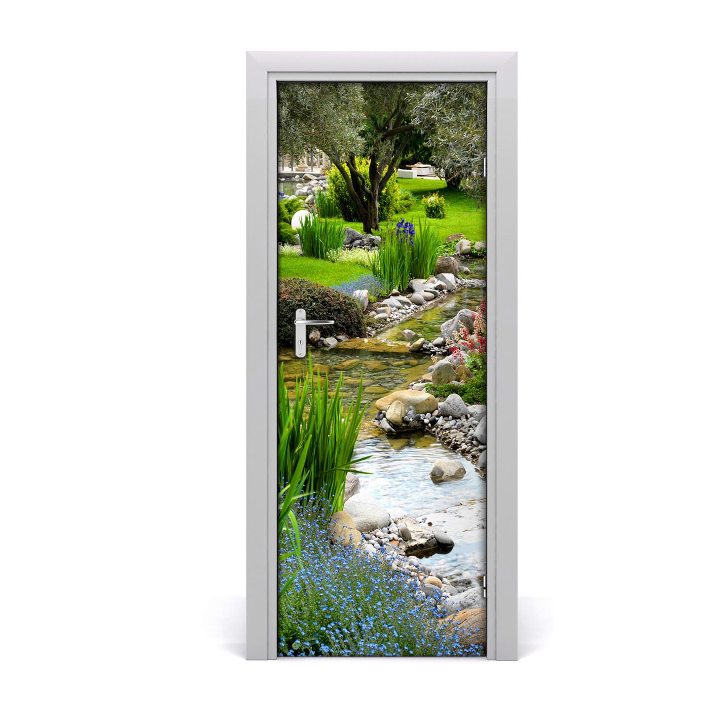 TÜRAUFKLEBER 75x205 cm Dekorativ für Türen - Grün, Kunststoff (75/205/0.01cm) - TULUP